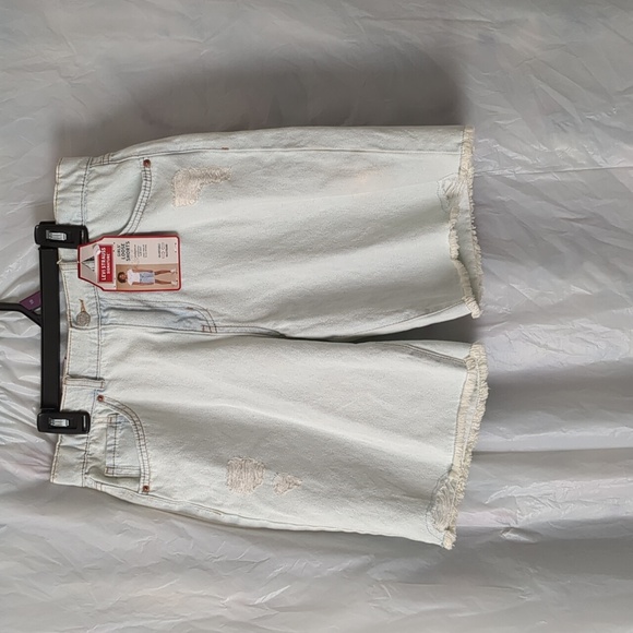 Levi's Other - Light Blue Distressed Denim Shorts